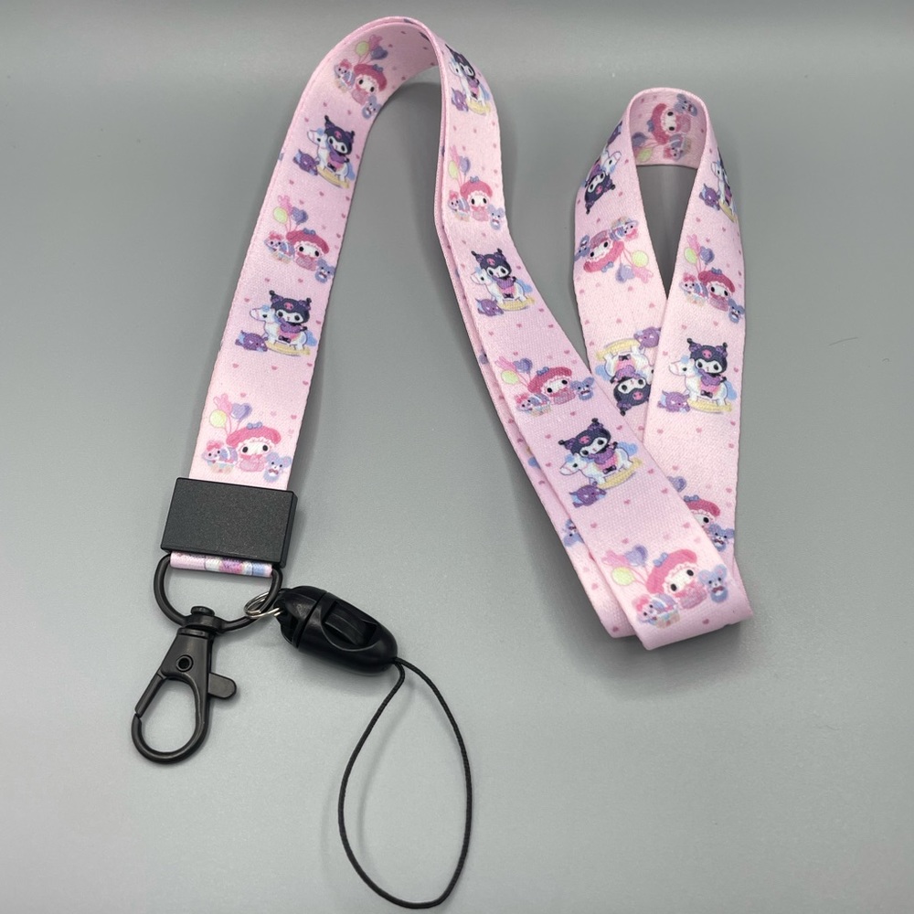 Baby Kuromi & Baby My Melody Lanyard
